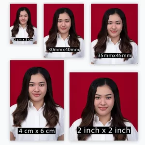 berbagai model cetakan pas foto jpg