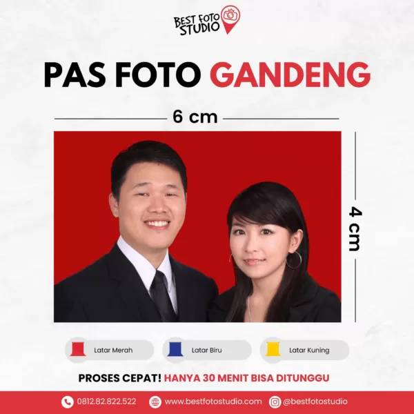 Pas Foto Gandeng Registrasi Nikah Catatan Sipil jpg