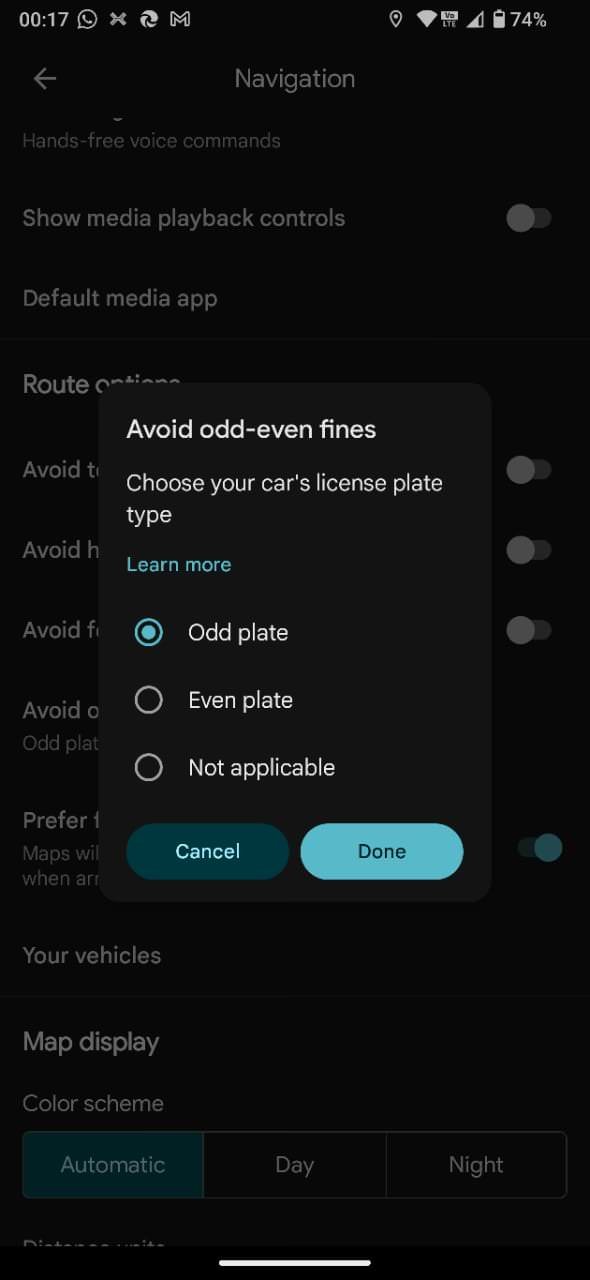 Tips Terhindar dari Razia Ganjil Genap di Jakarta 2 Gunakan Fitur Ganjil Genap di Google Maps