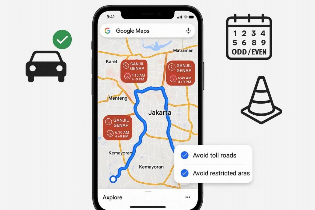 Tips Terhindar dari Razia Ganjil Genap di Jakarta