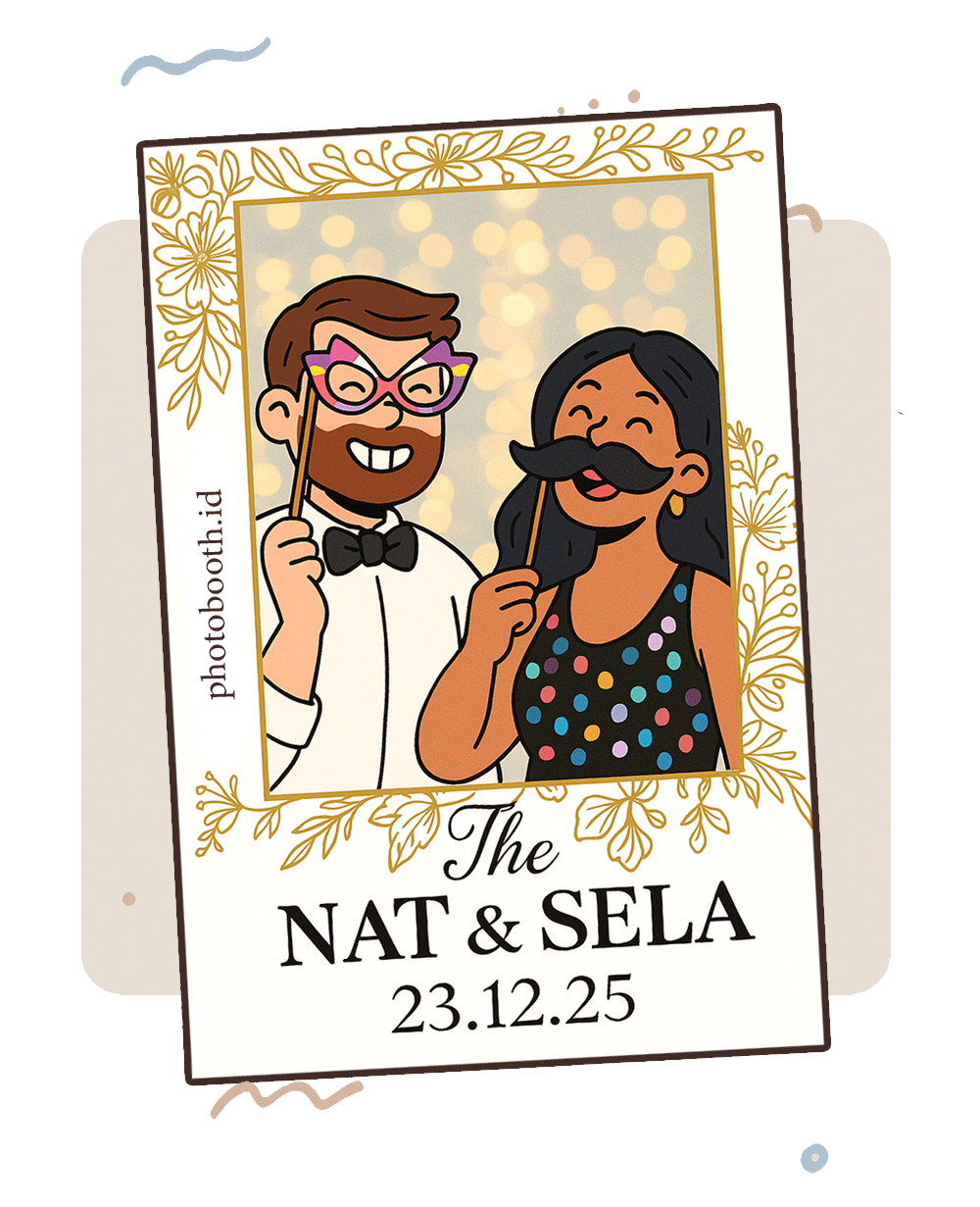 Jasa Photobooth Postcard 1 Foto Selfie | BEST FOTO STUDIO