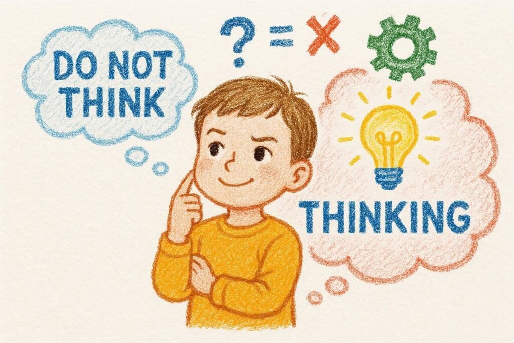 cara mengajar anak berpikir kritis