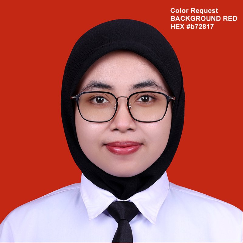 Pas Foto BG Color Request sesuai kampus